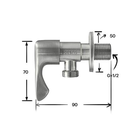 วาล์วฝักบัว 1 ทาง DONMARK GL-2153_1