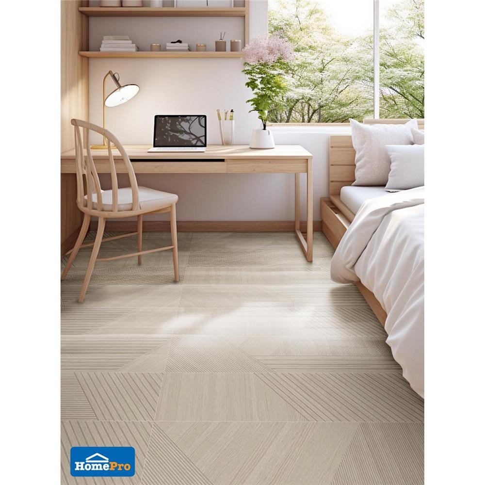 กระเบื้องพื้นพอร์ซเลน 20x120 ซม. TARA อาโอรากิ เบจ A 0.96 ตร.ม.
