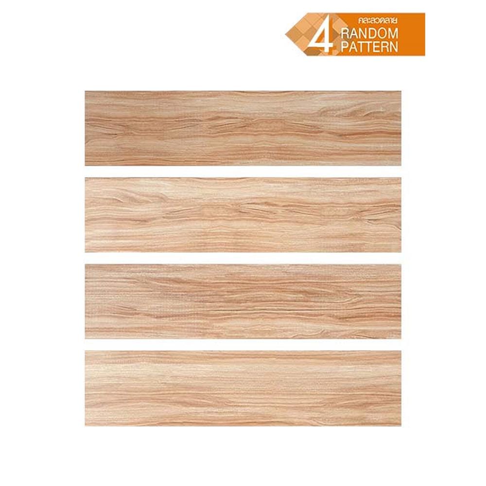 กระเบื้องพื้น 15x60 ซม. MAXIMUS มาตาลดา น้ำตาลแดง A 1 ตร.ม.