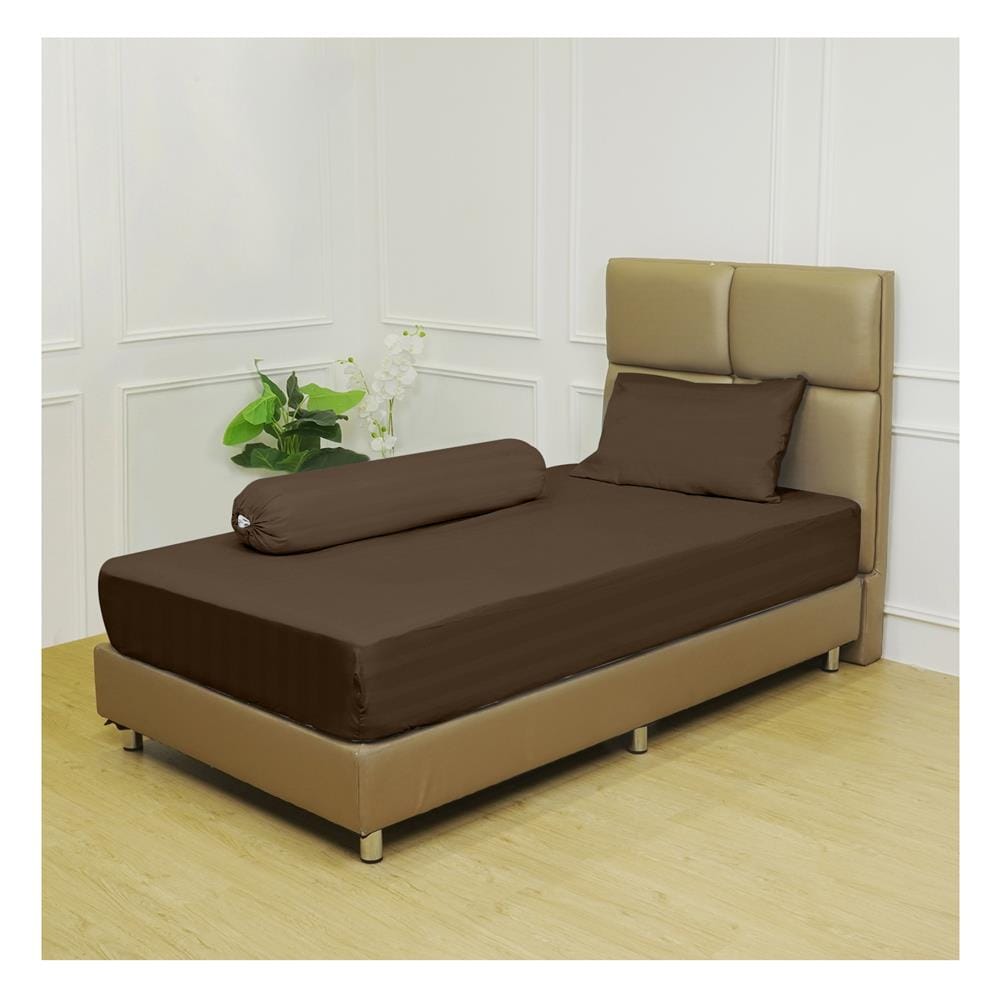 ชุดผ้าปูที่นอน 3.5 ฟุต 3 ชิ้น ME LIVING KIERA สีน้ำตาล