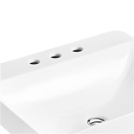อ่างล้างหน้าวางบนเคาน์เตอร์ KOHLER K-2660X-8-0 สีขาว_1