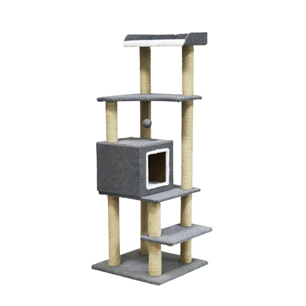 คอนโดแมว PRIMS CAT TREE NO.911126 55X55X130 ซม.