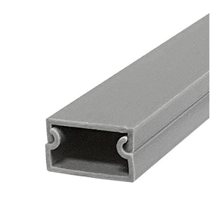 รางไฟสี่เหลี่ยม ELECKTA 12X25 มม. 2 เมตร สีเทา_0