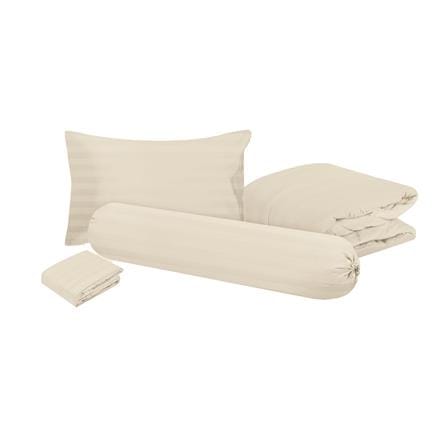 ชุดผ้าปูที่นอน 3.5 ฟุต 4 ชิ้น HOME LIVING STYLE FLORENCE สีเบจ_1