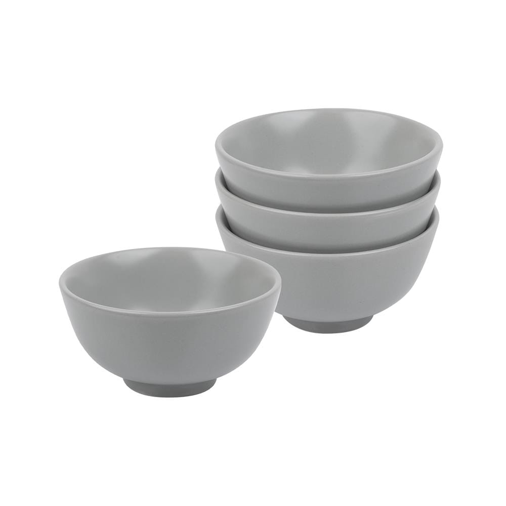ถ้วยเซรามิก 3.5 นิ้ว KECH LANZO สีเทา 4 ใบ/ชุด_1