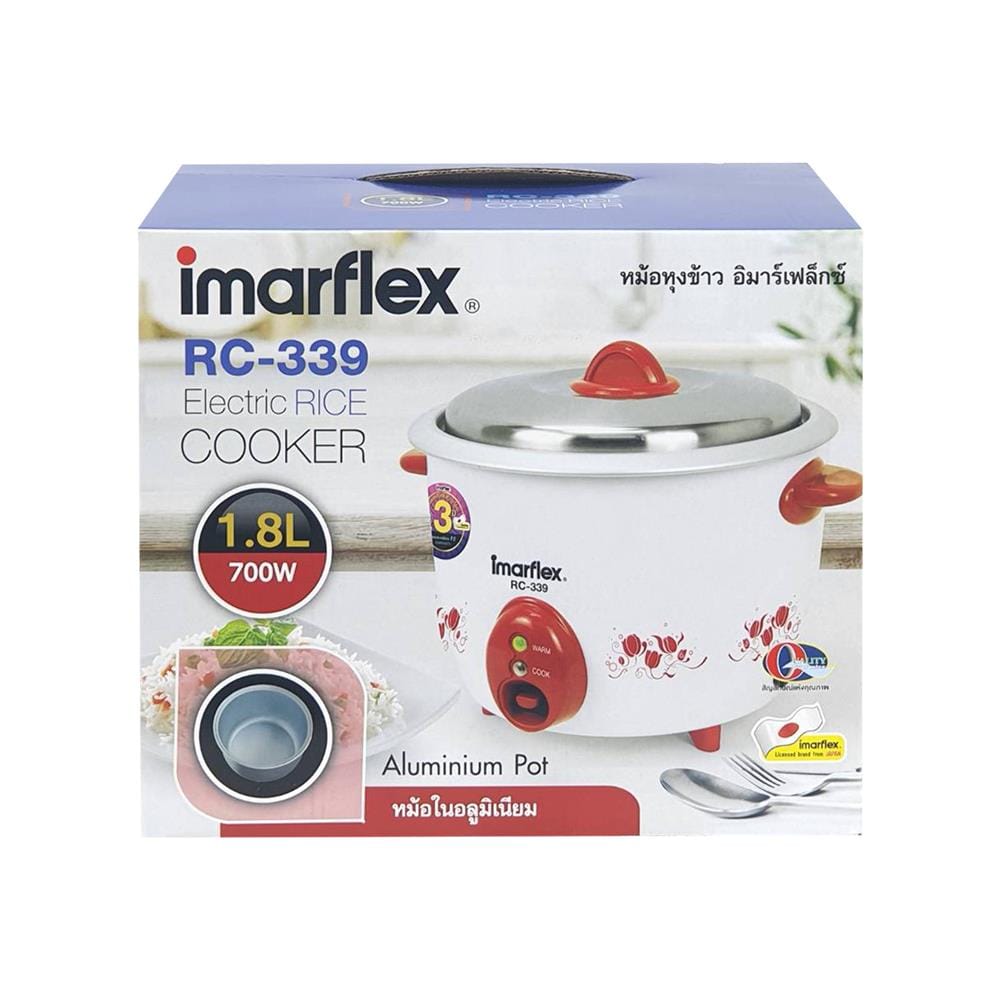 หม้อหุงข้าว MANUAL IMARFLEX RC-339 1.8 ลิตร