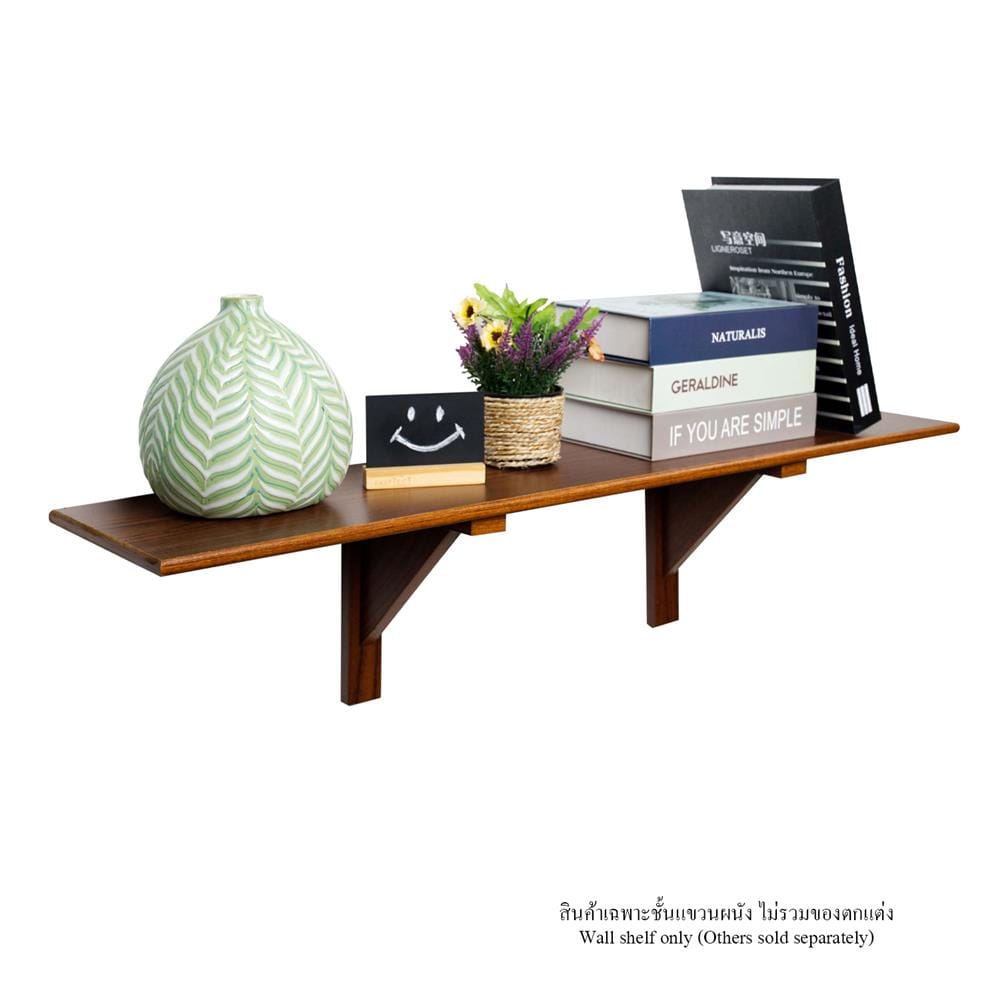 ชั้นแขวนผนัง FASTTECT WR2090+LS2190-OAK 90 ซม. สีโอ๊ค
