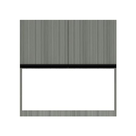 ตู้แขวนคว่ำจาน JUPITER SILKY LIGHT 80x80 ซม. สีเทา_1