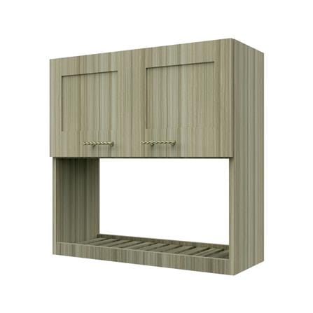 ตู้แขวนคว่ำจาน JUPITER GLORY TEAK 80x80 ซม. สีน้ำต...