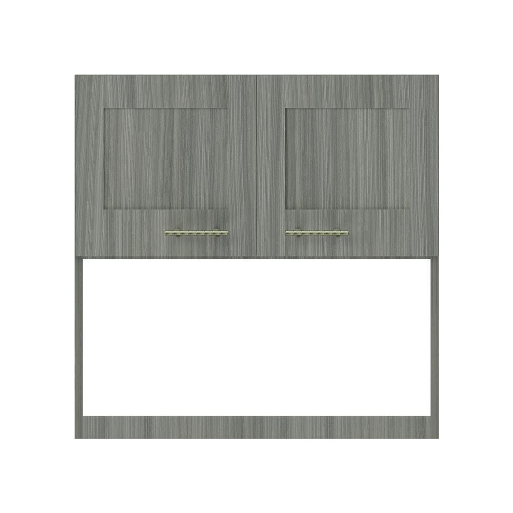 ตู้แขวนคว่ำจาน JUPITER GLORY LIGHT 80x80 ซม. สีเทา