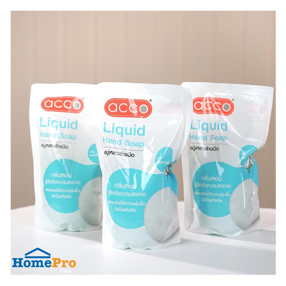 รีฟิลสบู่เหลวล้างมือ ACCO 400 มล. แพ็ก 3 ชิ้น COTTON MILK