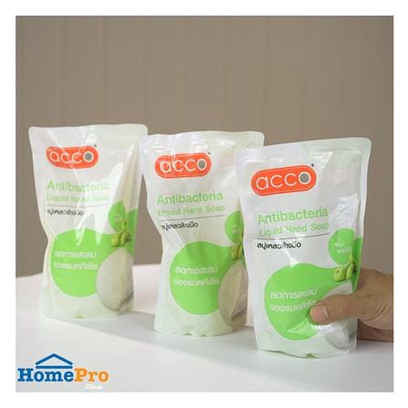 รีฟิลสบู่เหลวล้างมือ ACCO 400 มล. แพ็ก 3 ชิ้น GREEN APPLE_3