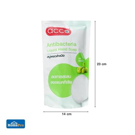 รีฟิลสบู่เหลวล้างมือ ACCO 400 มล. แพ็ก 3 ชิ้น GREEN APPLE_5