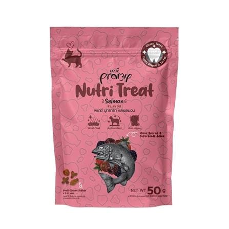 ขนมแมว PRAMY NUTRI TREAT รสแซลมอน 50 ก._0