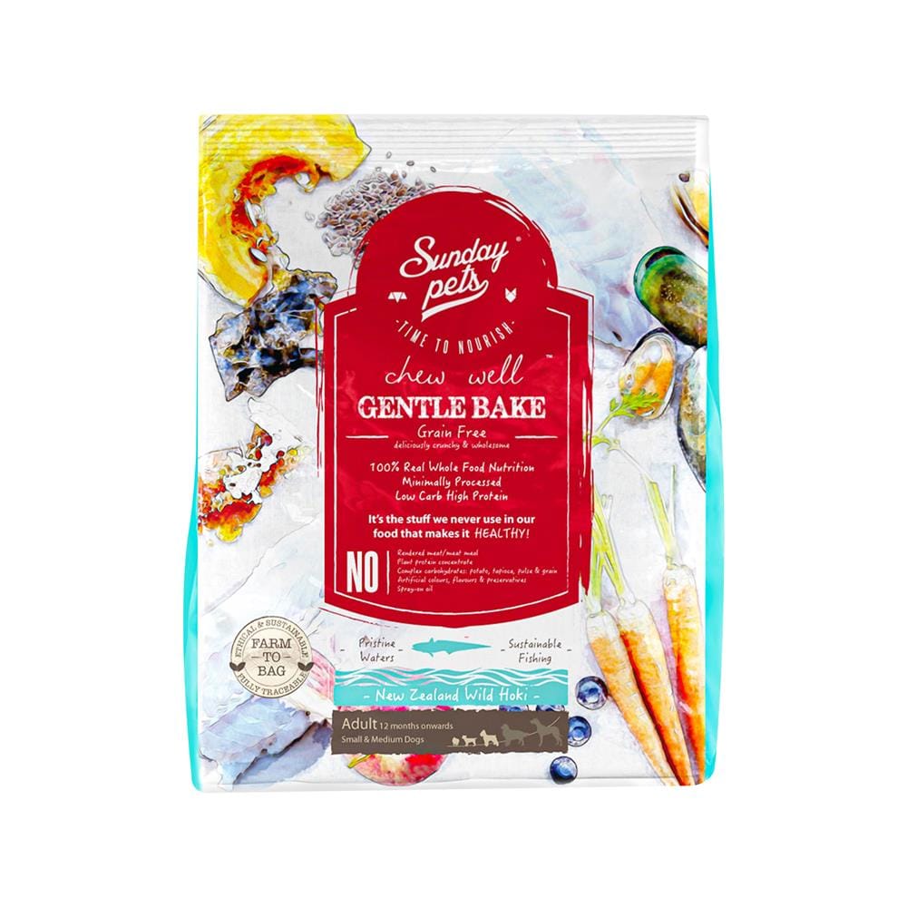 อาหารสุนัข SUNDAY PETS GENTLE BAKE HOKI 1.3 กก