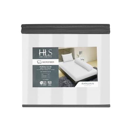 ชุดผ้าปูที่นอน 3.5 ฟุต 3 ชิ้น HOME LIVING STYLE FLORENCE สีขาว_5