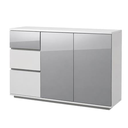 ตู้เตี้ยบานผสม FURDINI MEDIS Z1337GH3 120 ซม. สีเทา