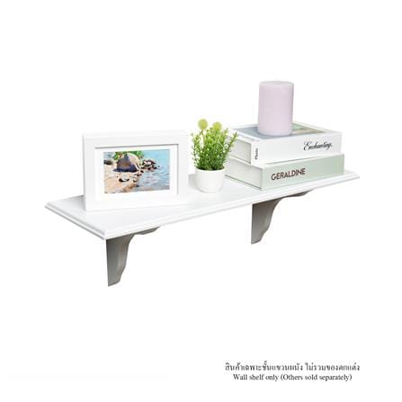 ชั้นแขวนผนัง FASTTECT WS2060+LS1818-WHITE 60 ซม. สีขาว
