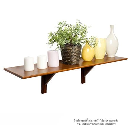 ชั้นแขวนผนัง FASTTECT WR2590+LS2190-TEAK 90 ซม. สีไม้สัก