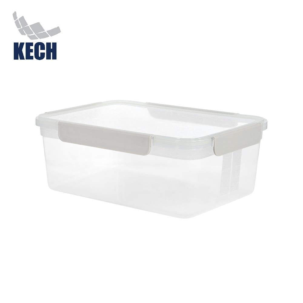 กล่องอาหารเหลี่ยม 5.5 ลิตร KECH NEXT 2818 สีครีม_1