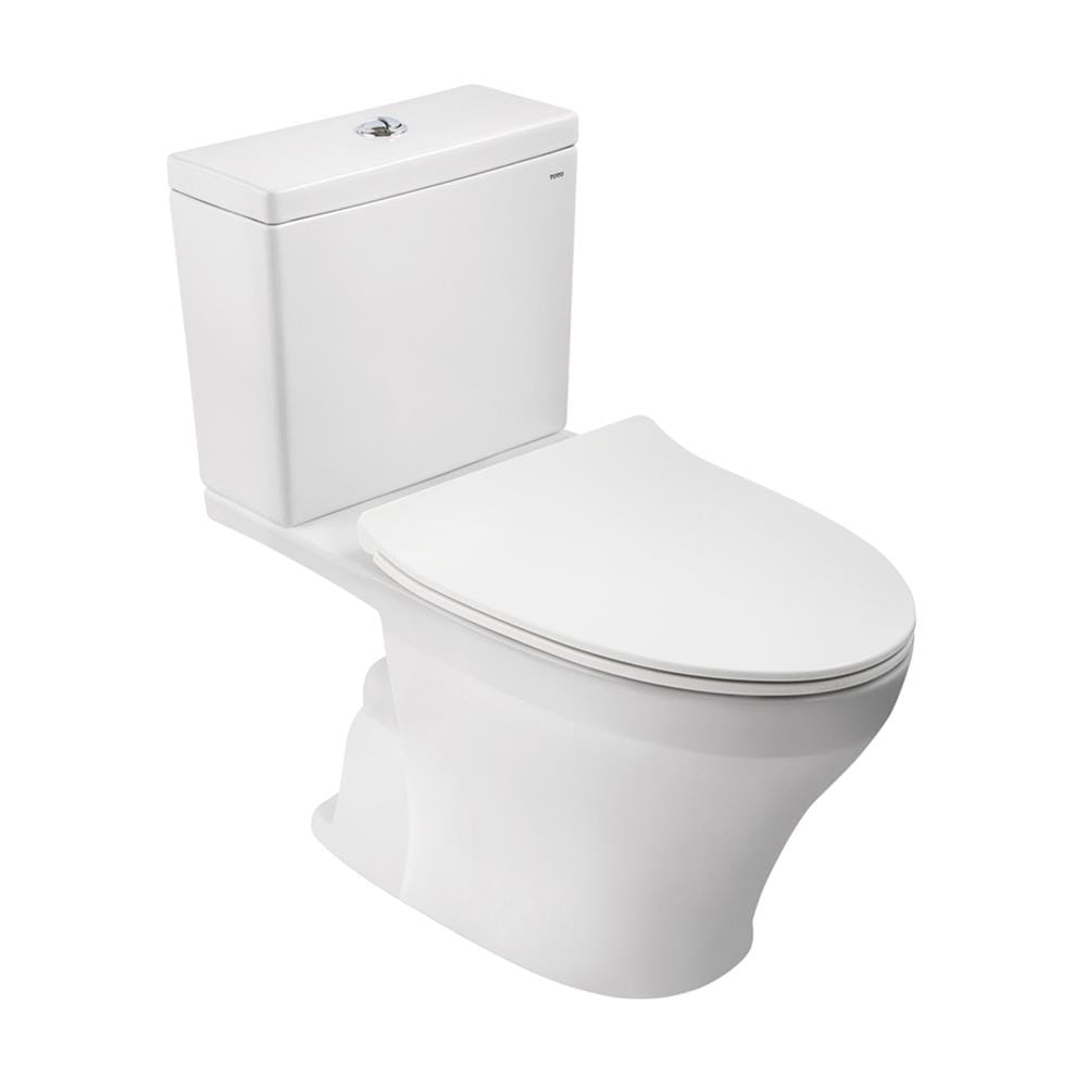 สุขภัณฑ์ 2 ชิ้น TOTO CST326UV10 3/4.5 ลิตร สีขาว