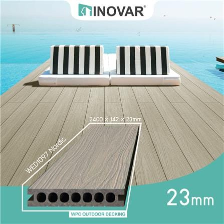 ไม้พื้น WPC INOVAR 14.2x240x2.3 ซม. สีนอร์ดิก_4