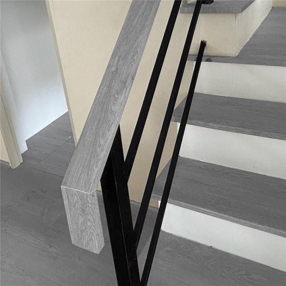 ไม้บันได ลูกนอน SPC ตราเพชร 10 นิ้ว 25x120x2.5 ซม. สีเทาสโตน