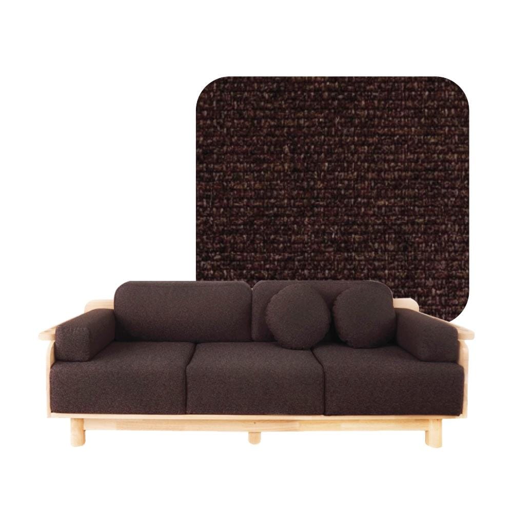 โซฟา 2 ที่นั่ง BAAN FURNITURE FIFA สีน้ำตาลเข้ม