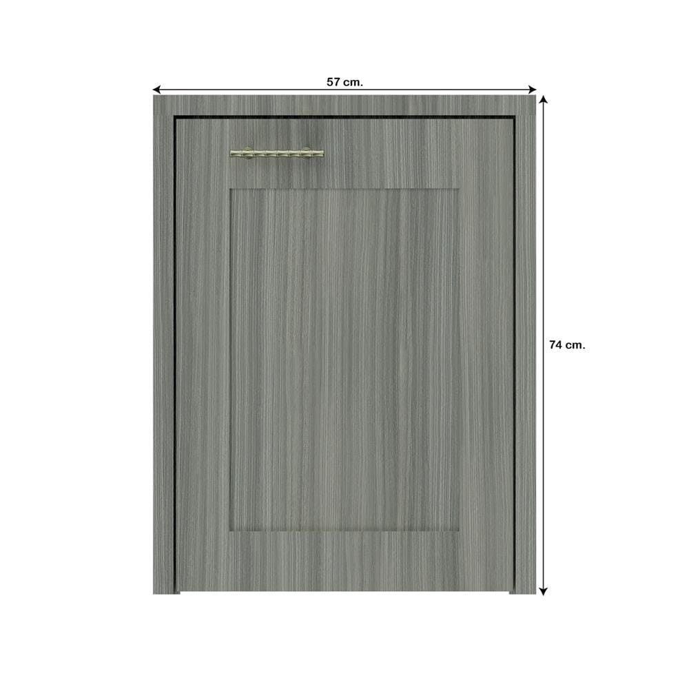 บานถังแก๊สลายฟักเต็ม JUPITER GLORY LIGHT 57x74 ซม. สีเทา