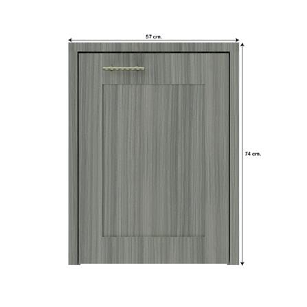 บานถังแก๊สลายฟักเต็ม JUPITER GLORY LIGHT 57x74 ซม. สีเทา_3
