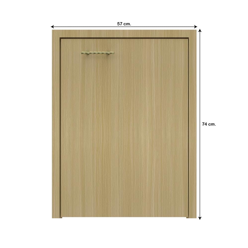 บานถังแก๊สเรียบ JUPITER MINERVA 57x74 ซม. สีน้ำตาล