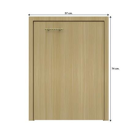 บานถังแก๊สเรียบ JUPITER MINERVA 57x74 ซม. สีน้ำตาล_3