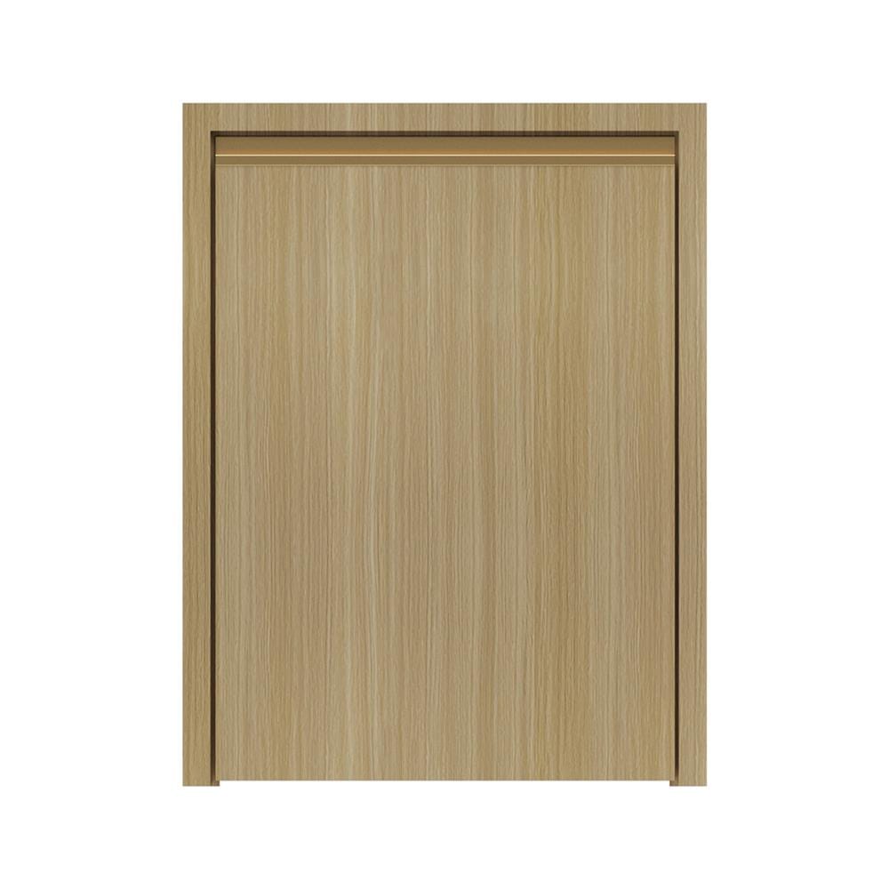 บานถังแก๊สเรียบ JUPITER SILKY WOODS 57x74 ซม. สีน้ำตาล