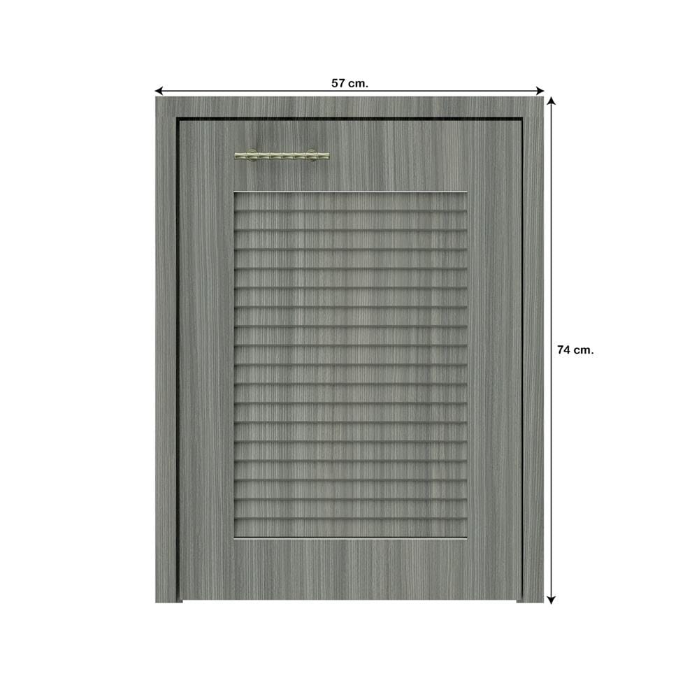 บานถังแก๊สเกล็ดเต็ม JUPITER GLORY LIGHT 57x74 ซม. สีเทา