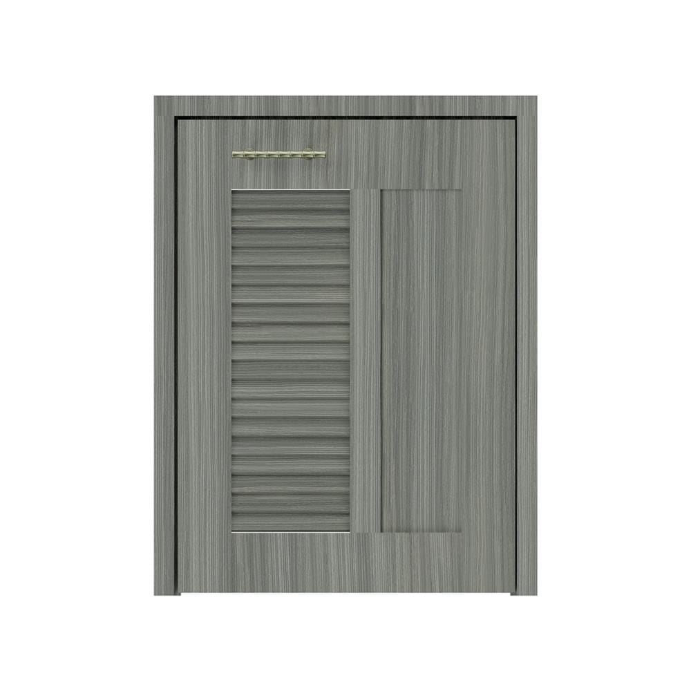 บานถังแก๊สเกล็ดผสม JUPITER GLORY LIGHT 57x74 ซม. สีเทา