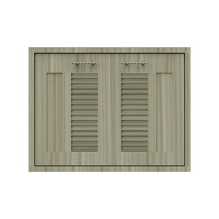 บานซิงค์คู่เกล็ดผสม JUPITER GLORY TEAK 87x67 ซม. สีน้ำตาล