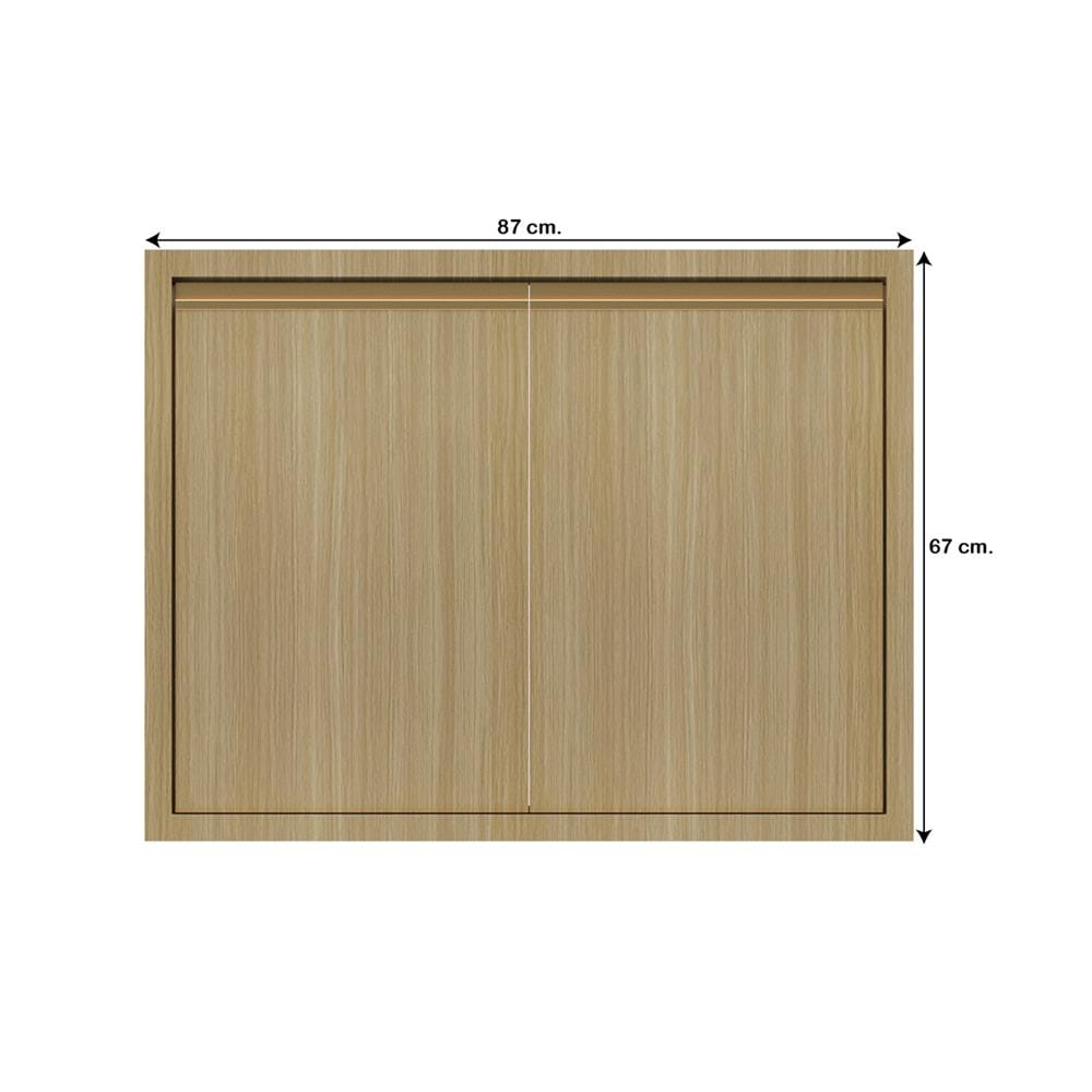 บานคู่เรียบ JUPITER SILKY WOODS 87x67 ซม. สีน้ำตาล