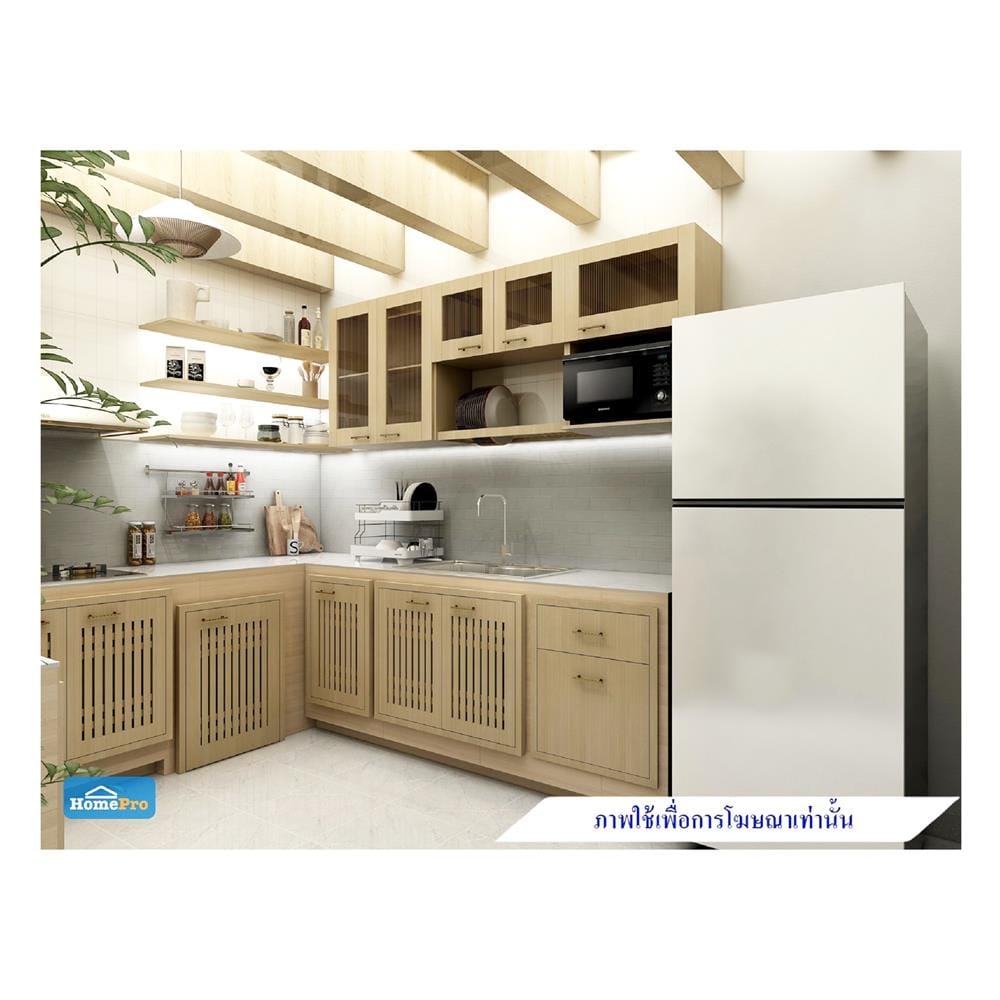 ตู้ไมโครเวฟบานกระจก JUPITER MINERVA 60x80 ซม. สีน้ำตาล