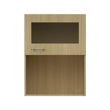 ตู้ไมโครเวฟบานกระจก JUPITER MINERVA 60x80 ซม. สีน้ำตาล_1
