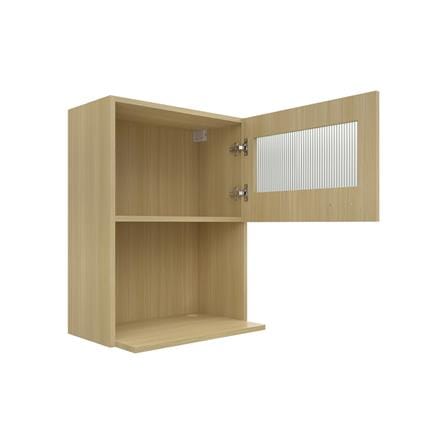 ตู้ไมโครเวฟบานกระจก JUPITER MINERVA 60x80 ซม. สีน้ำตาล_2