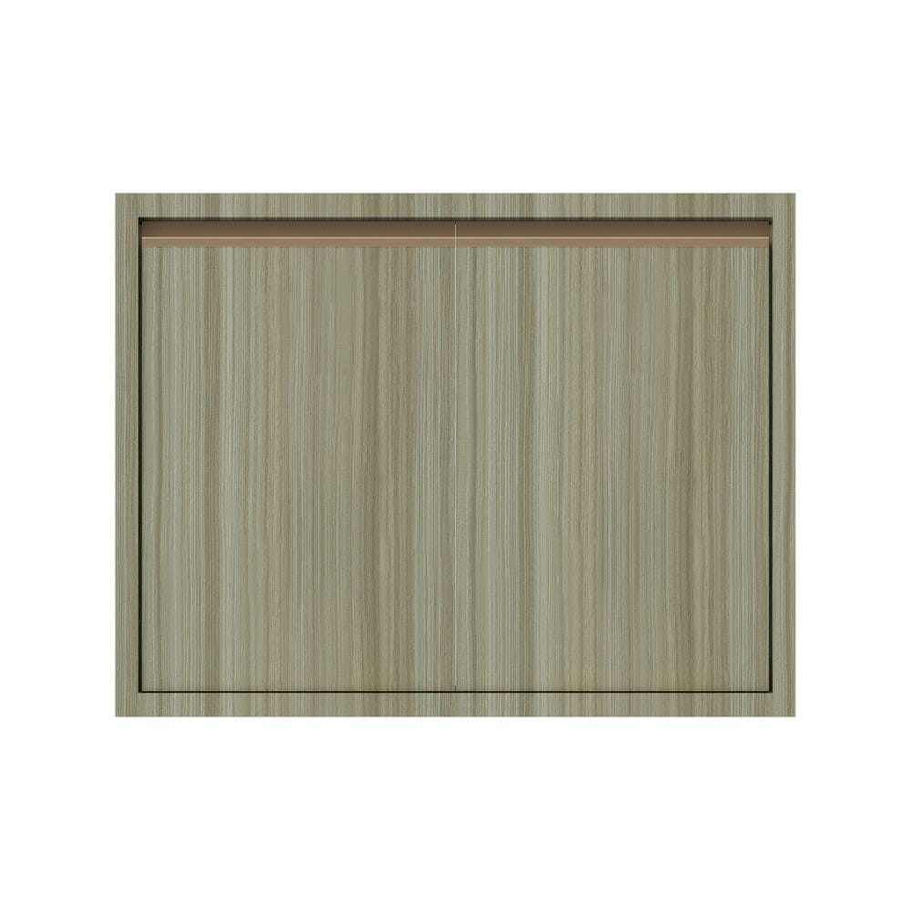 บานคู่เรียบ JUPITER SILKY TEAK 87x67 ซม. สีน้ำตาล