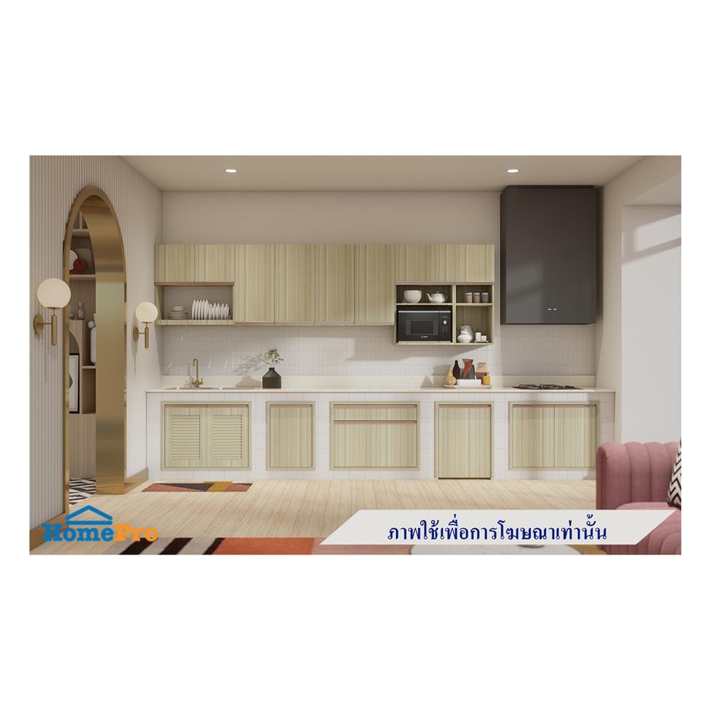 บานคู่เรียบ JUPITER SILKY TEAK 87x67 ซม. สีน้ำตาล