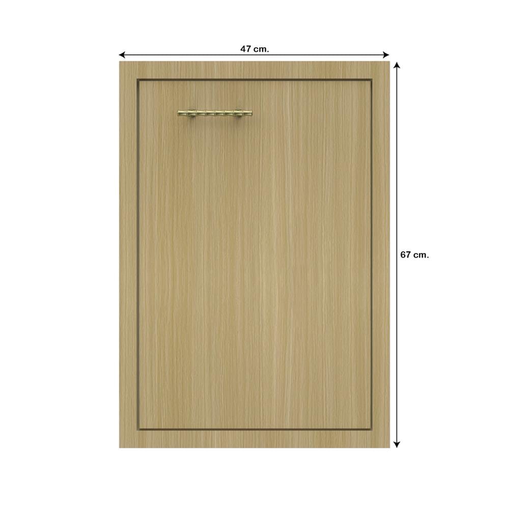 บานซิงค์เดี่ยวเรียบ JUPITER MINERVA 47x67 ซม. สีน้ำตาล