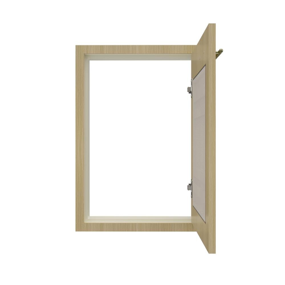 บานซิงค์เดี่ยวเกล็ดเต็ม JUPITER MINERVA 47x67 ซม. สีน้ำตาล