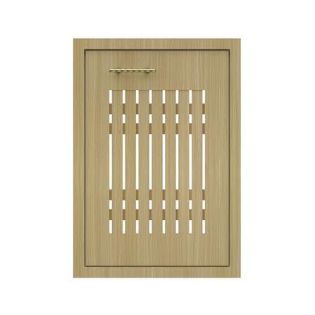 บานซิงค์เดี่ยวเกล็ดเต็ม JUPITER MINERVA 47x67 ซม. สีน้ำตาล