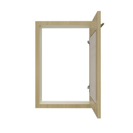 บานซิงค์เดี่ยวเกล็ดเต็ม JUPITER MINERVA 47x67 ซม. สีน้ำตาล_1