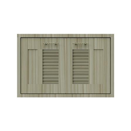 บานใต้เตาเกล็ดผสม JUPITER GLORY TEAK 87x57 ซม. สีน้ำตาล