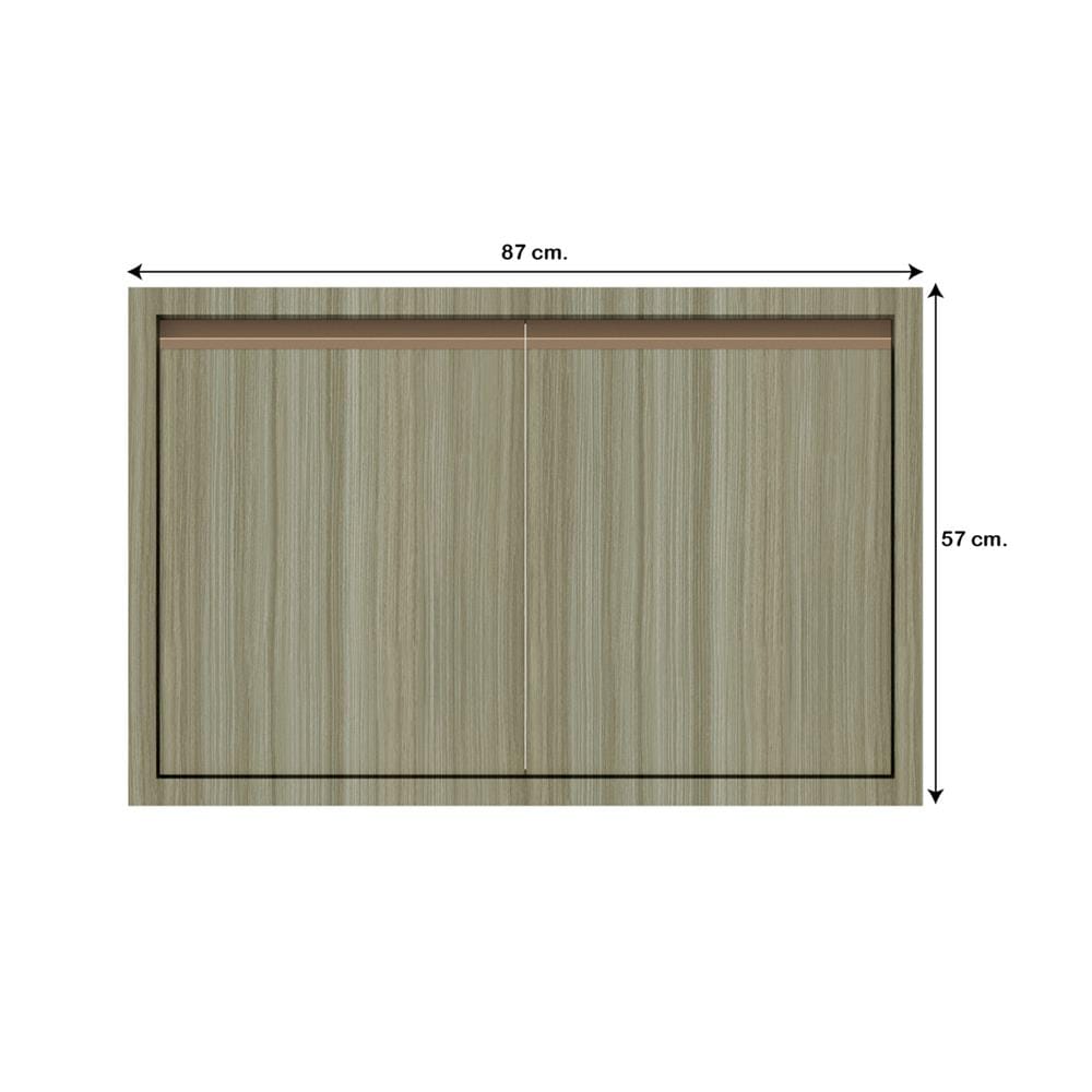 บานใต้เตาเรียบ JUPITER SILKY TEAK 87x57 ซม. สีน้ำตาล