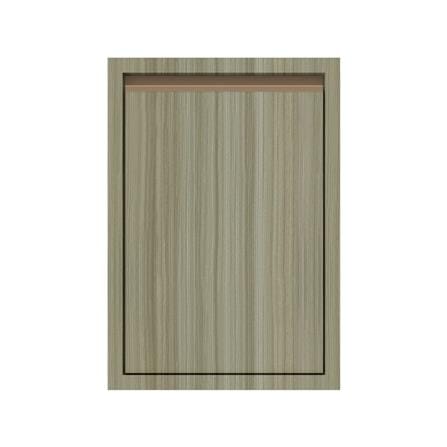 บานซิงค์เดี่ยวเรียบ JUPITER SILKY TEAK 47x67 ซม. สีน้ำตาล