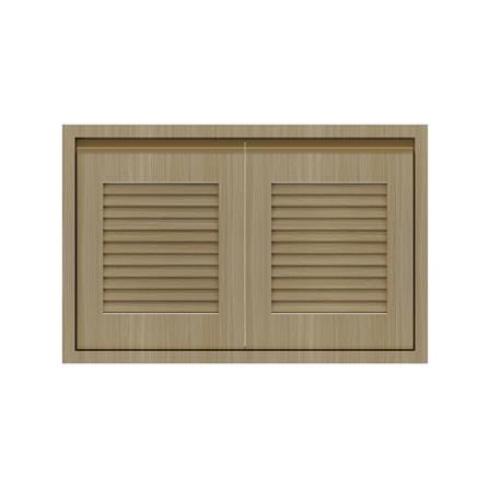 บานใต้เตาเกล็ดเต็ม JUPITER SILKY WOODS 87x57 ซม. สีน้ำตาล